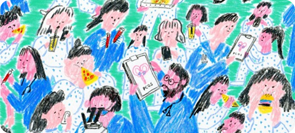 AI recruitment illustration